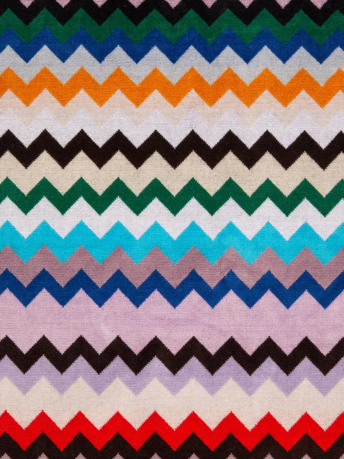 Women Carlie 100215180 Cm Chevron Cotton Terry Beach Towel Multicoloured Missoni Beach Towels Women Carlie 100215180 Cm Chevron Cotton Terry Beach Towel Multicoloured Missoni Beach Towels