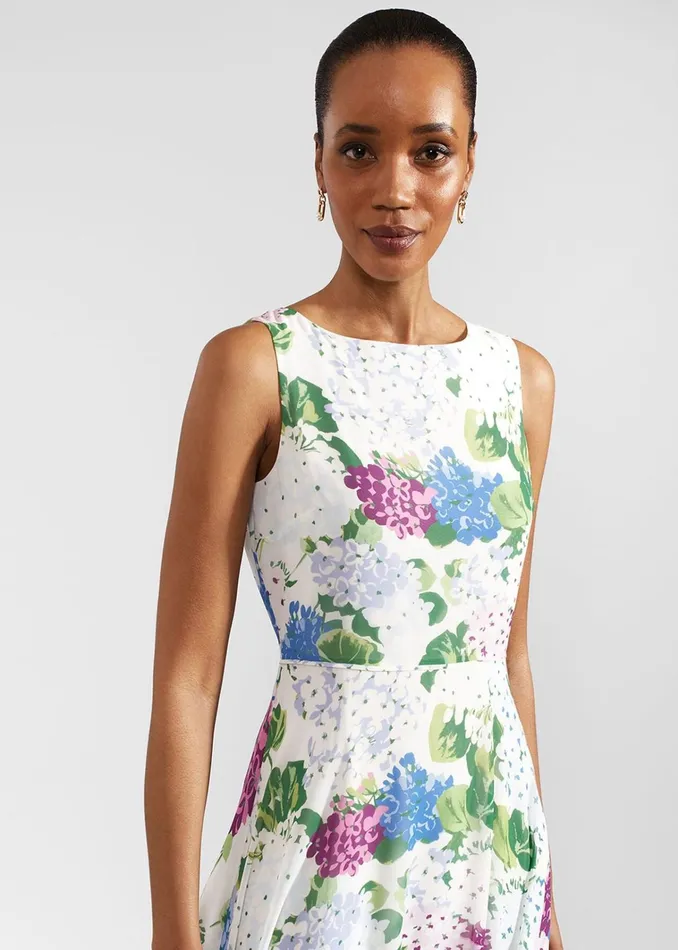 Women Carly Floral Dress Ivory Multi Hobbs Dresses and Jumpsuits