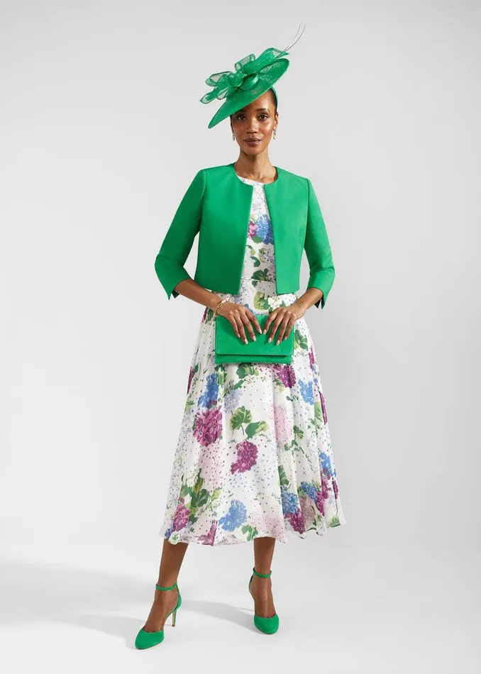 Women Carly Floral Dress Ivory Multi Hobbs Dresses and Jumpsuits