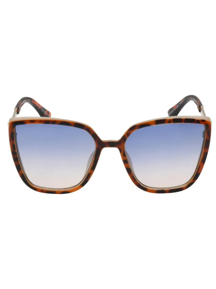 Women Cat Eye Sunglasses With Metal Temple In Tortoise Jessica Simpson Sunglasses