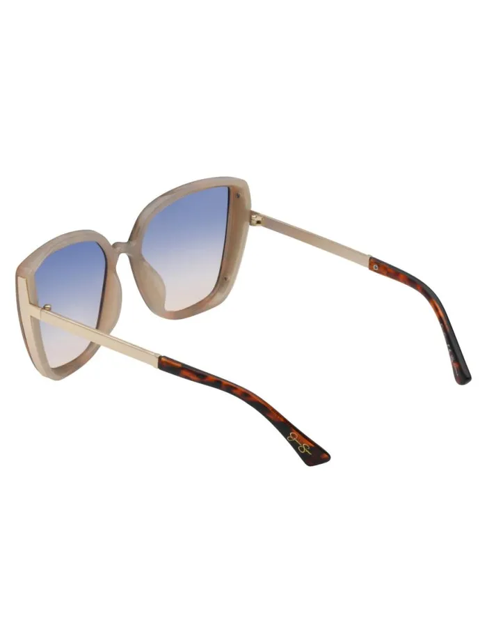 Women Cat Eye Sunglasses With Metal Temple In Tortoise Jessica Simpson Sunglasses