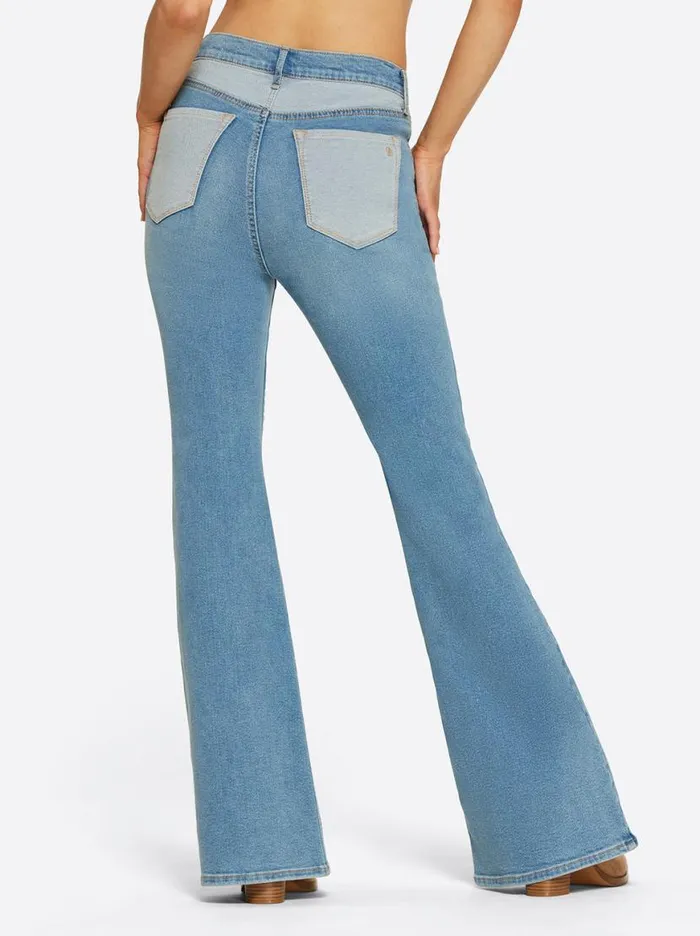 Women Charmed Flare In Yor Jessica Simpson Denim