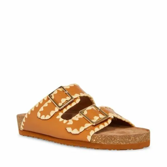 Women CHEYANNE TAN LEATHER Tan Leather Steve Madden Sandals Women CHEYANNE TAN LEATHER Tan Leather Steve Madden Sandals