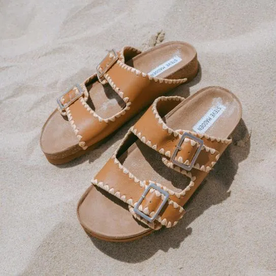 Women CHEYANNE TAN LEATHER Tan Leather Steve Madden Sandals Women CHEYANNE TAN LEATHER Tan Leather Steve Madden Sandals