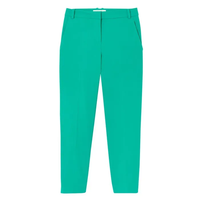 Women Cigarette Trousers 8211 Green Promod Trousers Women Cigarette Trousers 8211 Green Promod Trousers