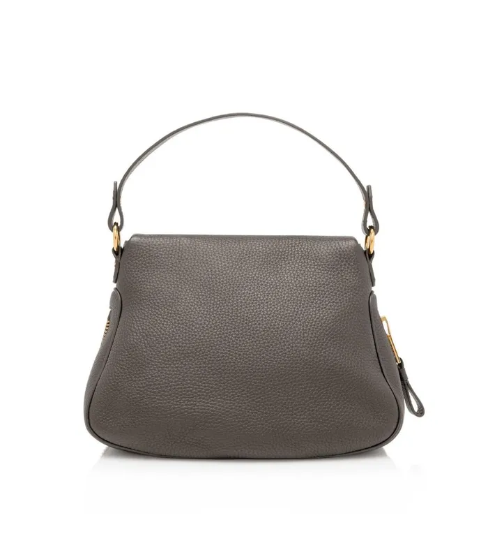 Women Cross Body Bags Tom Ford Grain Leather Jennifer Medium Double Strap Bag Graphite Women Cross Body Bags Tom Ford Grain Leather Jennifer Medium Double Strap Bag Graphite