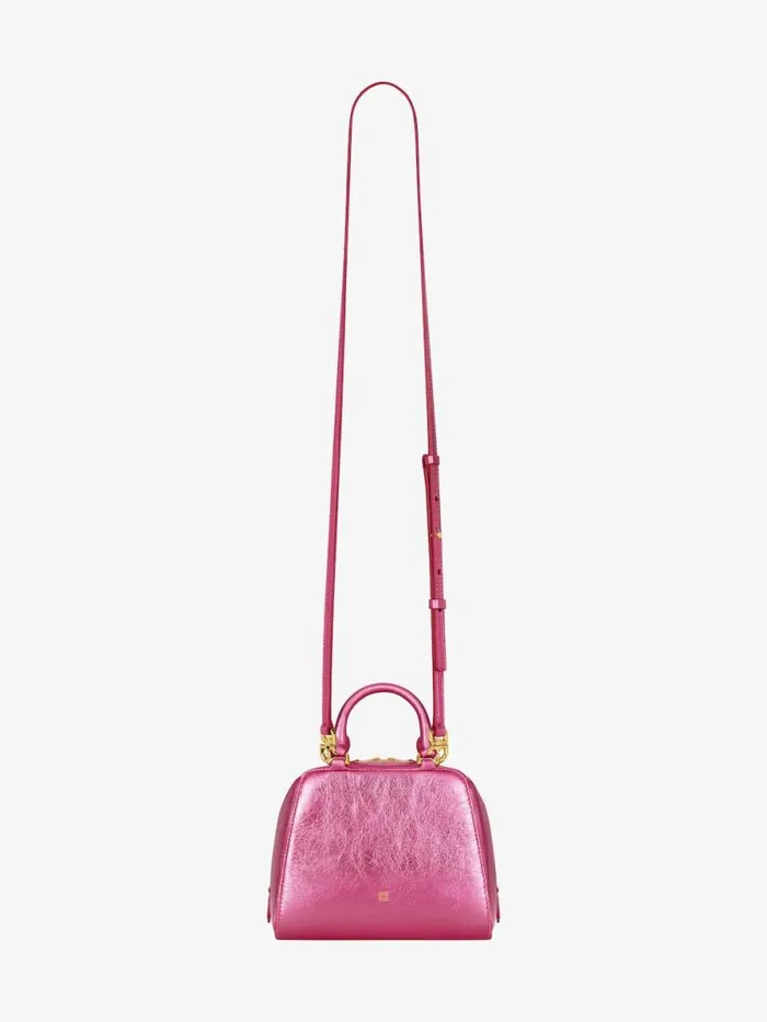 Women Crossbody Bags Givenchy Nano Antigona Cube Bag In Laminated Leather Raspberry Women Crossbody Bags Givenchy Nano Antigona Cube Bag In Laminated Leather Raspberry