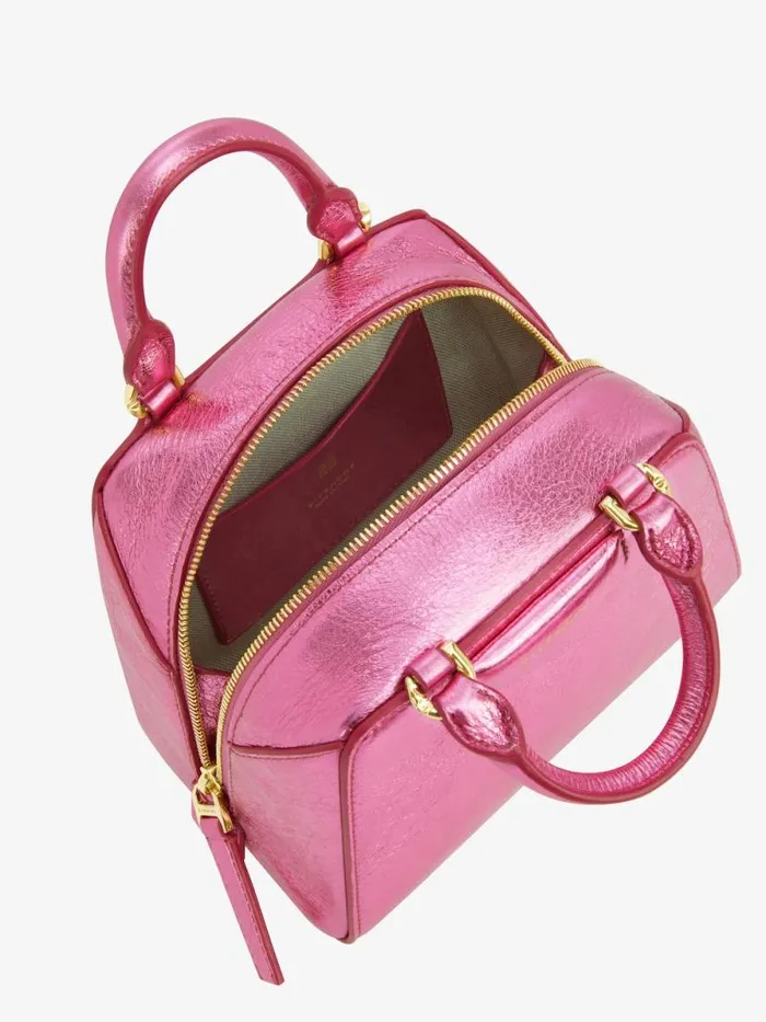 Women Crossbody Bags Givenchy Nano Antigona Cube Bag In Laminated Leather Raspberry Women Crossbody Bags Givenchy Nano Antigona Cube Bag In Laminated Leather Raspberry