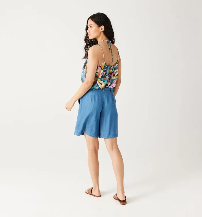 Women Dainty Strap Top 8211 Green Print Promod Tops Women Dainty Strap Top 8211 Green Print Promod Tops