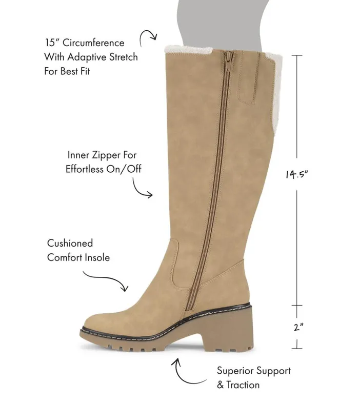 Women Dalary Tall Boot Cognac Baretraps Knee High Boots