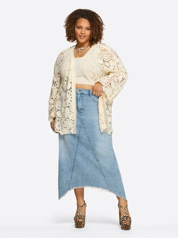 Women Della Maxi Skirt In Sweet Pea Jessica Simpson Bottoms