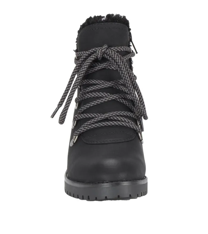 Women Dennison Lace Up Boot Black Baretraps Booties