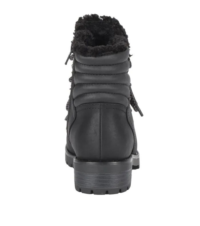 Women Dennison Lace Up Boot Black Baretraps Booties