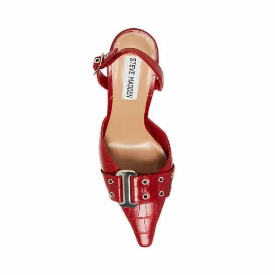 Women DILLON RED CROCODILE Red Crocodile Steve Madden Heels Women DILLON RED CROCODILE Red Crocodile Steve Madden Heels
