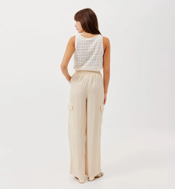 Women Drapy Cargo Trousers 8211 Beige Promod Trousers Women Drapy Cargo Trousers 8211 Beige Promod Trousers