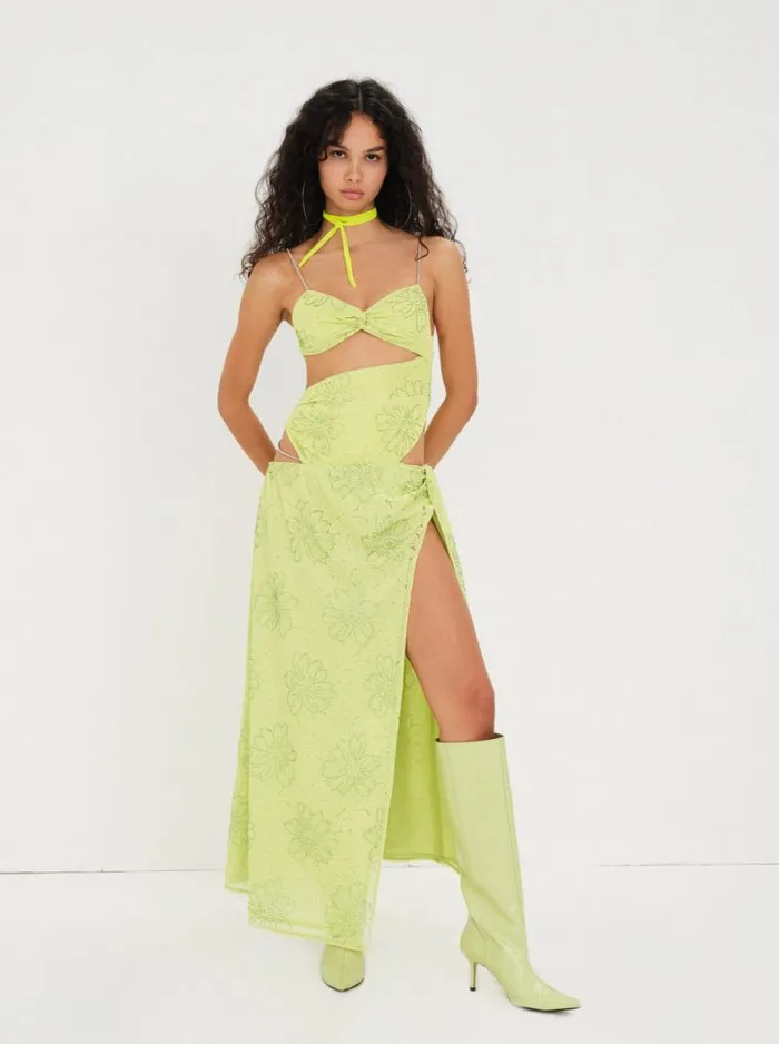 Women Dresses For Love and Lemons Anna Maxi Dress Green Women Dresses For Love and Lemons Anna Maxi Dress Green