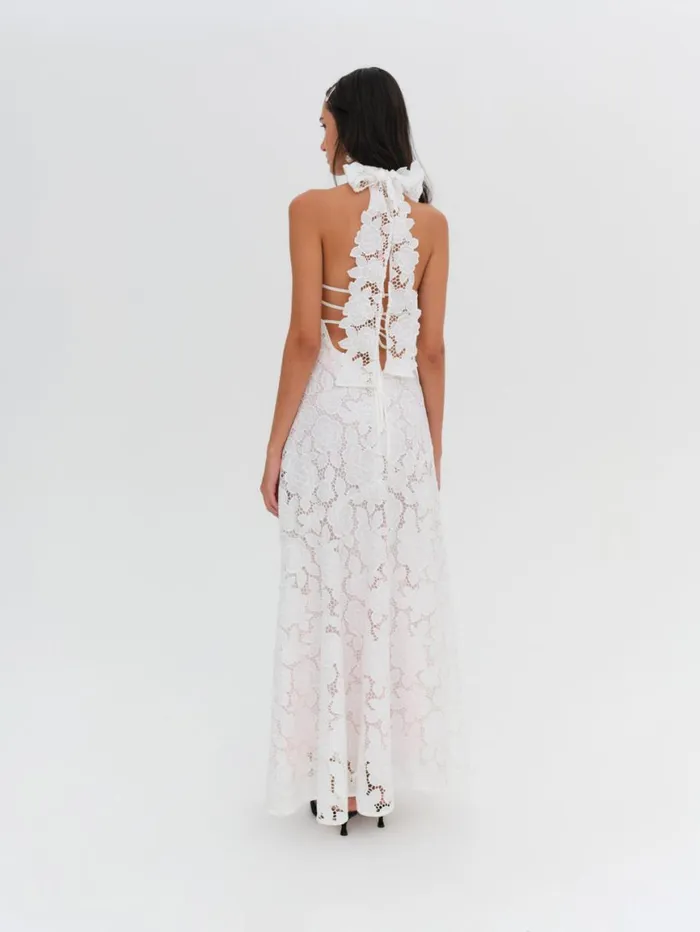 Women Dresses For Love and Lemons Astoria Lace Maxi Dress White Women Dresses For Love and Lemons Astoria Lace Maxi Dress White