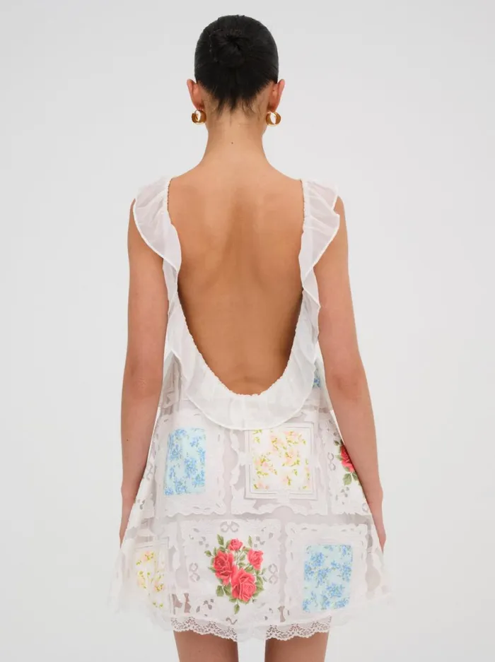 Women Dresses For Love and Lemons Aviana Mini Dress White Women Dresses For Love and Lemons Aviana Mini Dress White