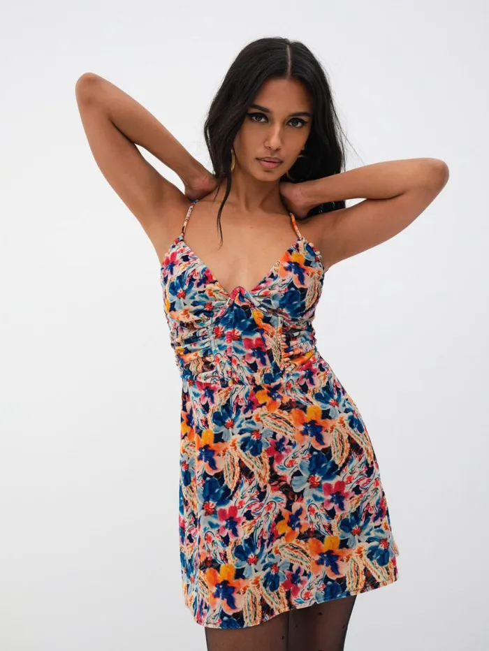 Women Dresses For Love and Lemons Brooklyn Mini Dress Multi