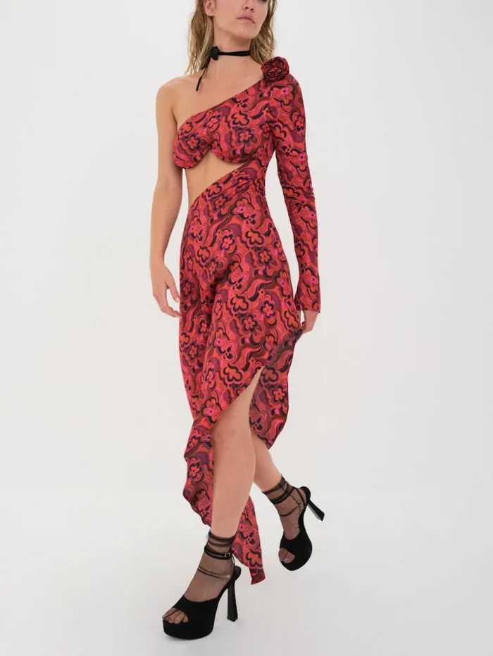 Women Dresses For Love and Lemons Davina Maxi Dress Red Women Dresses For Love and Lemons Davina Maxi Dress Red