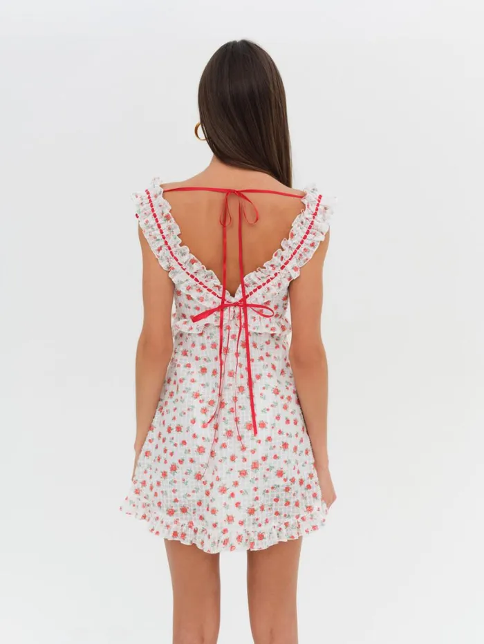 Women Dresses For Love and Lemons Gidget Mini Dress Red Women Dresses For Love and Lemons Gidget Mini Dress Red