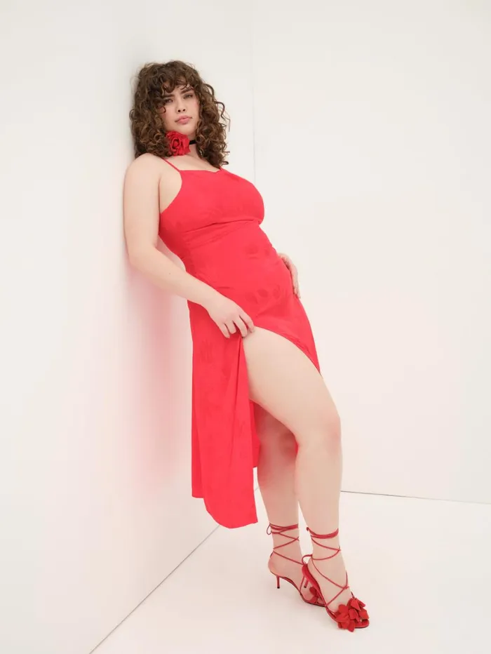 Women Dresses For Love and Lemons Ilana Midi Dress Red Women Dresses For Love and Lemons Ilana Midi Dress Red