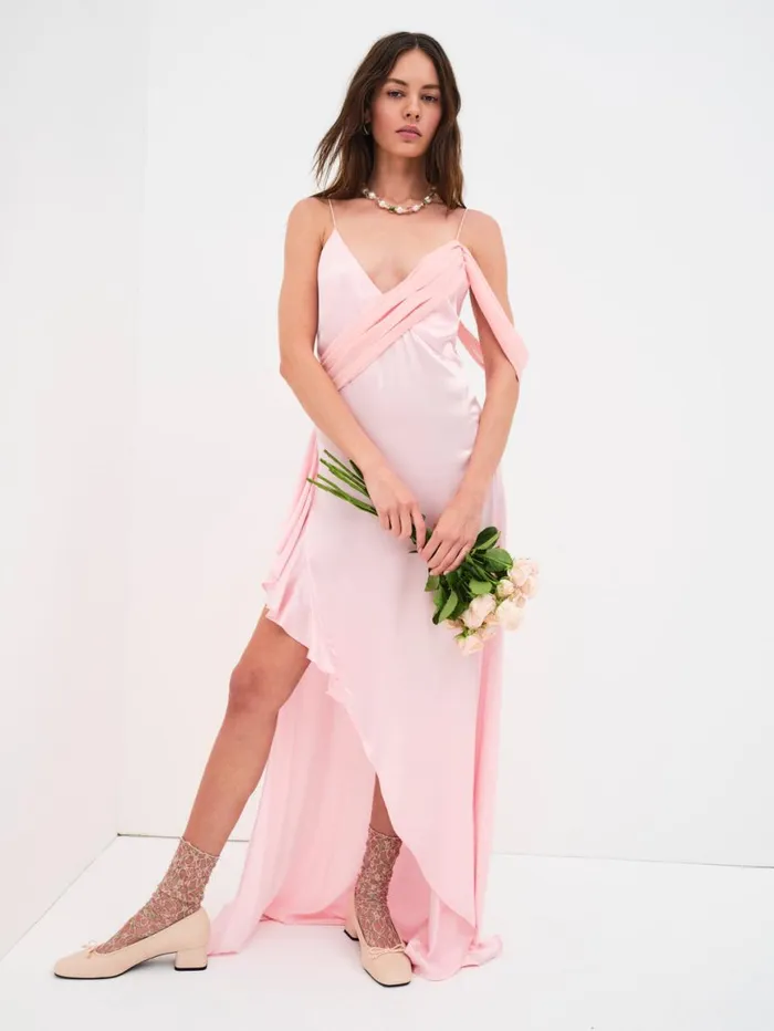 Women Dresses For Love and Lemons James Maxi Dress Coral Women Dresses For Love and Lemons James Maxi Dress Coral
