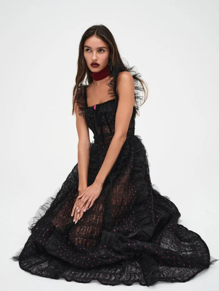Women Dresses For Love and Lemons Janelle Maxi Dress Black Women Dresses For Love and Lemons Janelle Maxi Dress Black