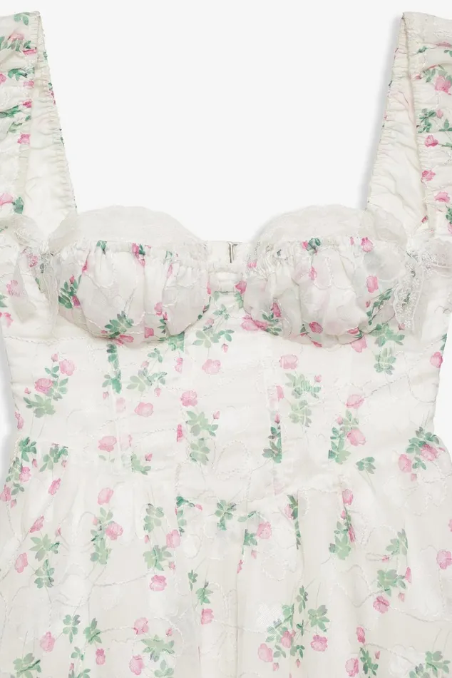 Women Dresses For Love and Lemons Remi Mini Dress White Women Dresses For Love and Lemons Remi Mini Dress White