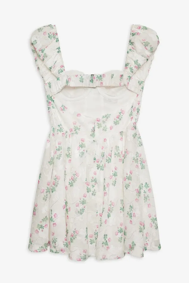 Women Dresses For Love and Lemons Remi Mini Dress White Women Dresses For Love and Lemons Remi Mini Dress White