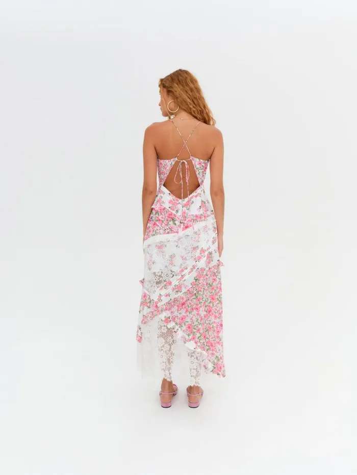 Women Dresses For Love and Lemons Rosalyn Maxi Dress Pink Women Dresses For Love and Lemons Rosalyn Maxi Dress Pink