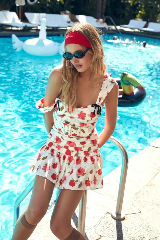 Women Dresses For Love and Lemons Sarahi Mini Dress White Women Dresses For Love and Lemons Sarahi Mini Dress White