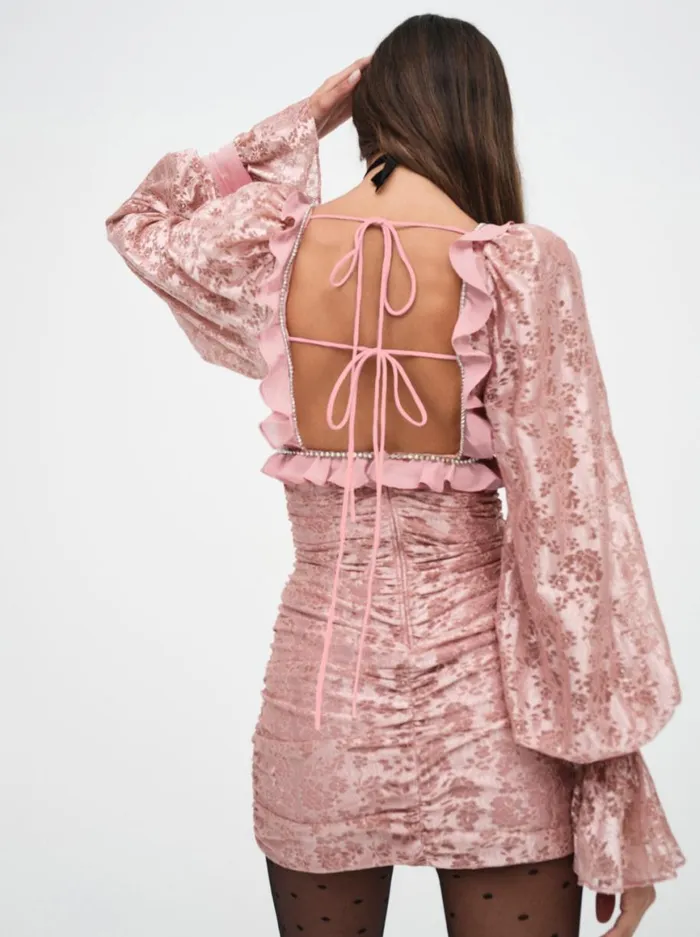 Women Dresses For Love and Lemons Shawn Mini Dress Pink Women Dresses For Love and Lemons Shawn Mini Dress Pink