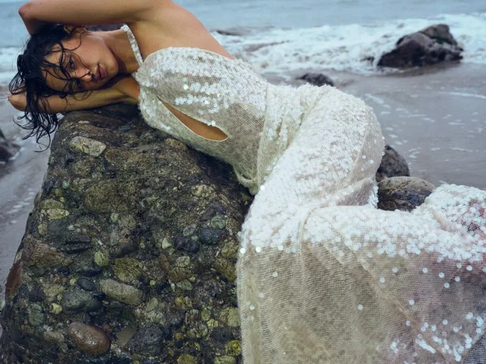 Women Dresses For Love and Lemons Sydney Sequin Maxi Dress Neutral Women Dresses For Love and Lemons Sydney Sequin Maxi Dress Neutral