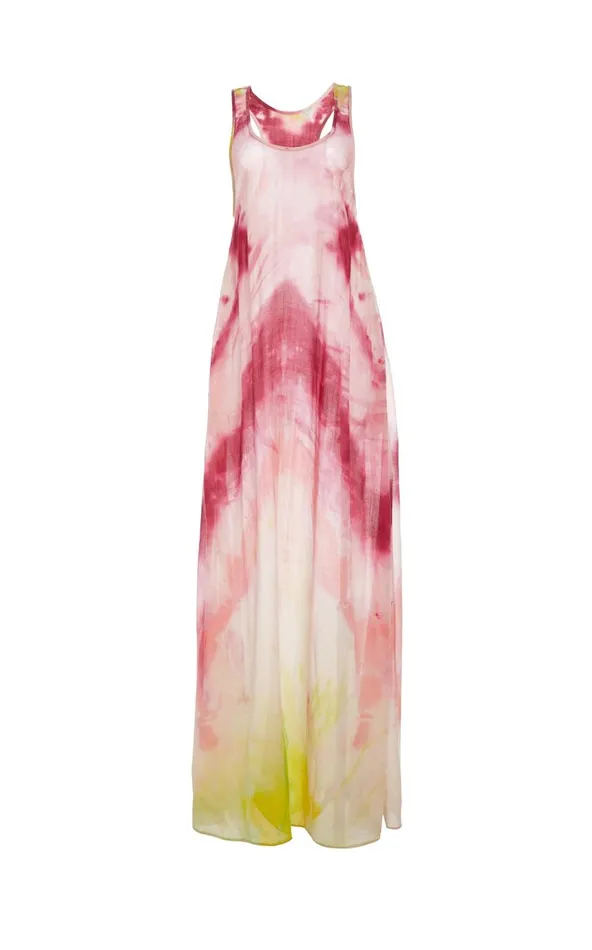Women Dresses Gabriela Hearst Niki Dress In Multi Tie Dye Cashmere