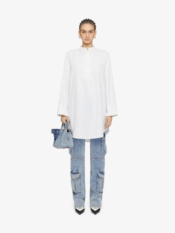 Women Dresses Givenchy Shirt Dress In Poplin White