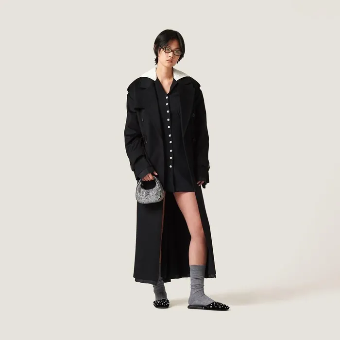 Women Dresses Miu Miu Sabl Dress Black Women Dresses Miu Miu Sabl Dress Black