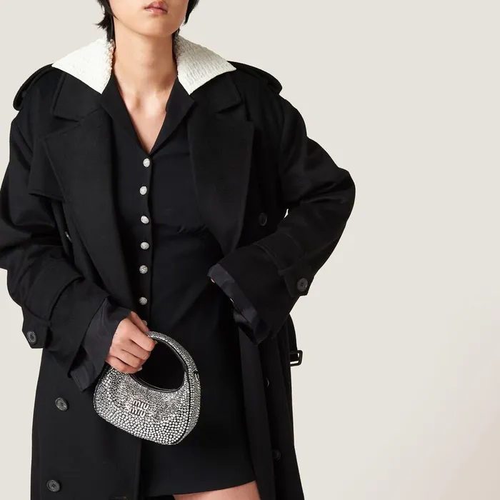 Women Dresses Miu Miu Sabl Dress Black Women Dresses Miu Miu Sabl Dress Black