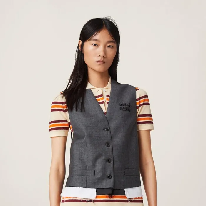 Women Dresses Miu Miu Silk And Cotton Polo Dress Cream Women Dresses Miu Miu Silk And Cotton Polo Dress Cream