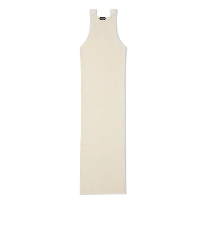 Women Dresses Tom Ford Shiny Rafia Tank Dress Chalk