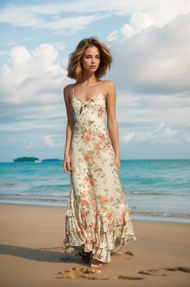 Women Dresses YUMI KIM Carmela Maxi Dress Adjustable Straps Maxi Dress Flirty Floral Ivory Women Dresses YUMI KIM Carmela Maxi Dress Adjustable Straps Maxi Dress Flirty Floral Ivory