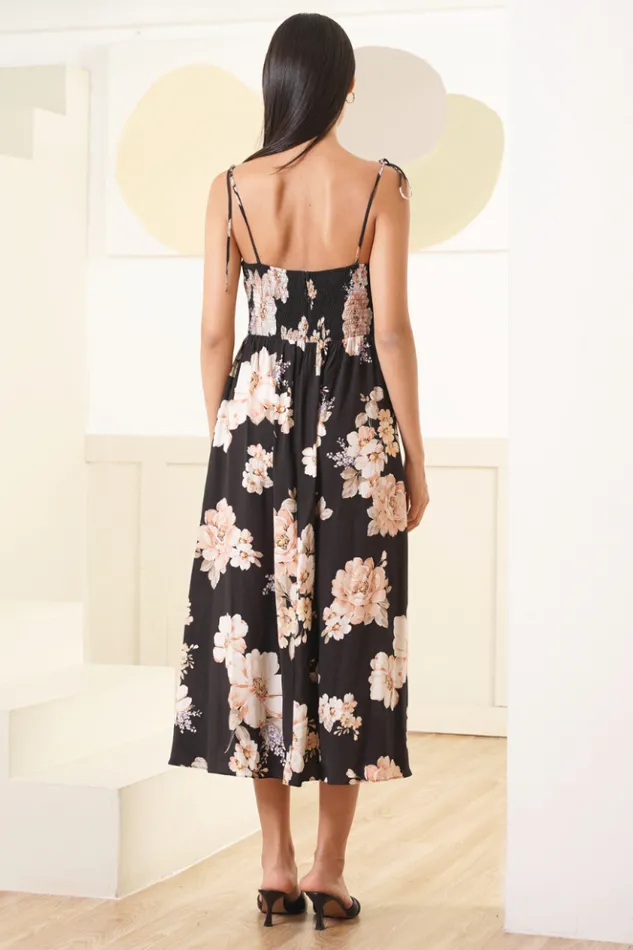 Women Dresses YUMI KIM CLEO MIDI DRESS Blossom Black