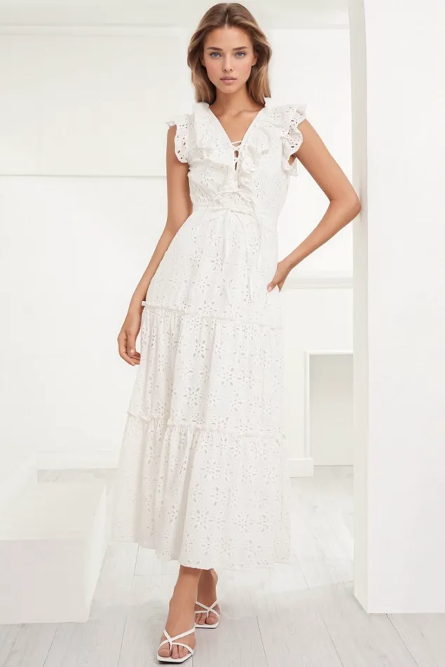 Women Dresses YUMI KIM NOMI DRESS Pacific Cotton Eyelet