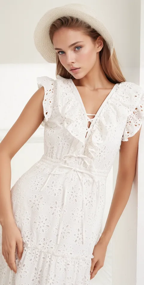 Women Dresses YUMI KIM NOMI DRESS Pacific Cotton Eyelet