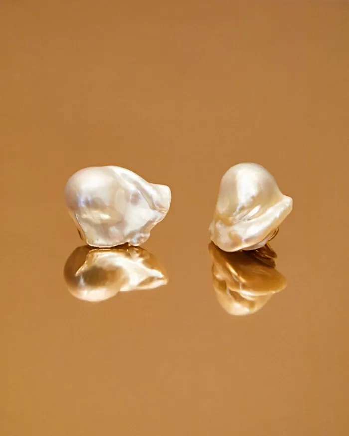 Women Earrings Gabriela Hearst Baroque Freshwater Pearl Earrings