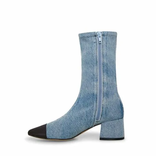 Women ELISHA DENIM FABRIC Denim Fabric Steve Madden Boots and Booties Women ELISHA DENIM FABRIC Denim Fabric Steve Madden Boots and Booties