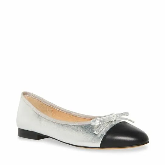 Women ELLISON SILVER Silver Steve Madden Loafers and Flats Women ELLISON SILVER Silver Steve Madden Loafers and Flats