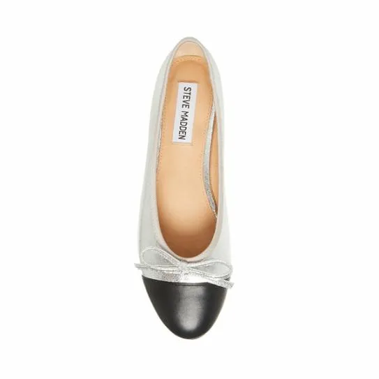 Women ELLISON SILVER Silver Steve Madden Loafers and Flats Women ELLISON SILVER Silver Steve Madden Loafers and Flats