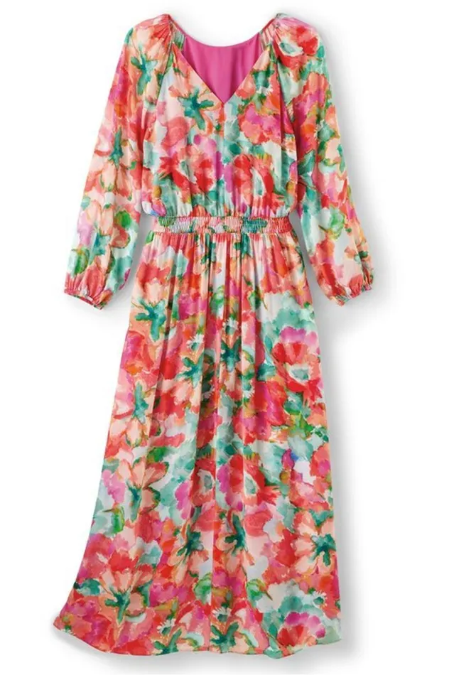 Women Evalina Maxi Dress Tropical Floral Soft Surroundings Dresses Women Evalina Maxi Dress Tropical Floral Soft Surroundings Dresses