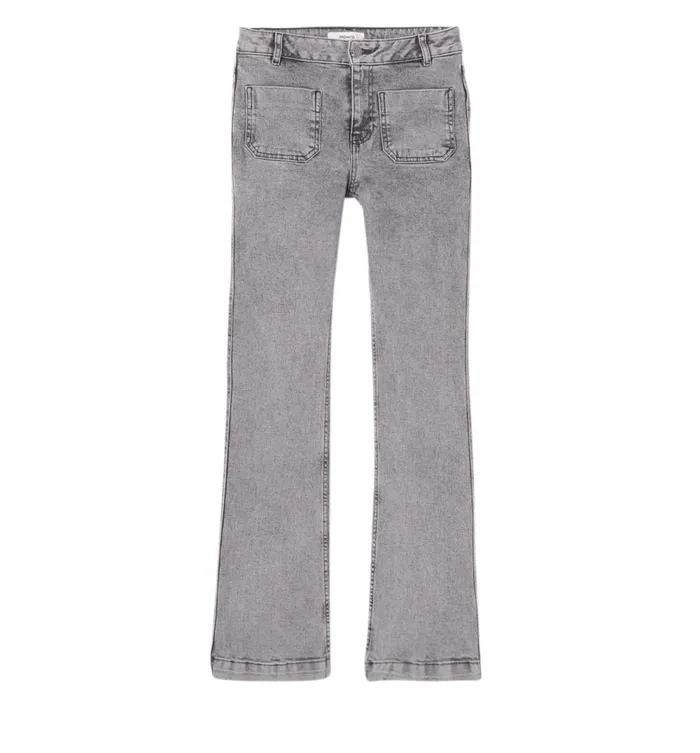Women Faded Flared Jeans 8211 Grey Denim Promod Jeans Women Faded Flared Jeans 8211 Grey Denim Promod Jeans